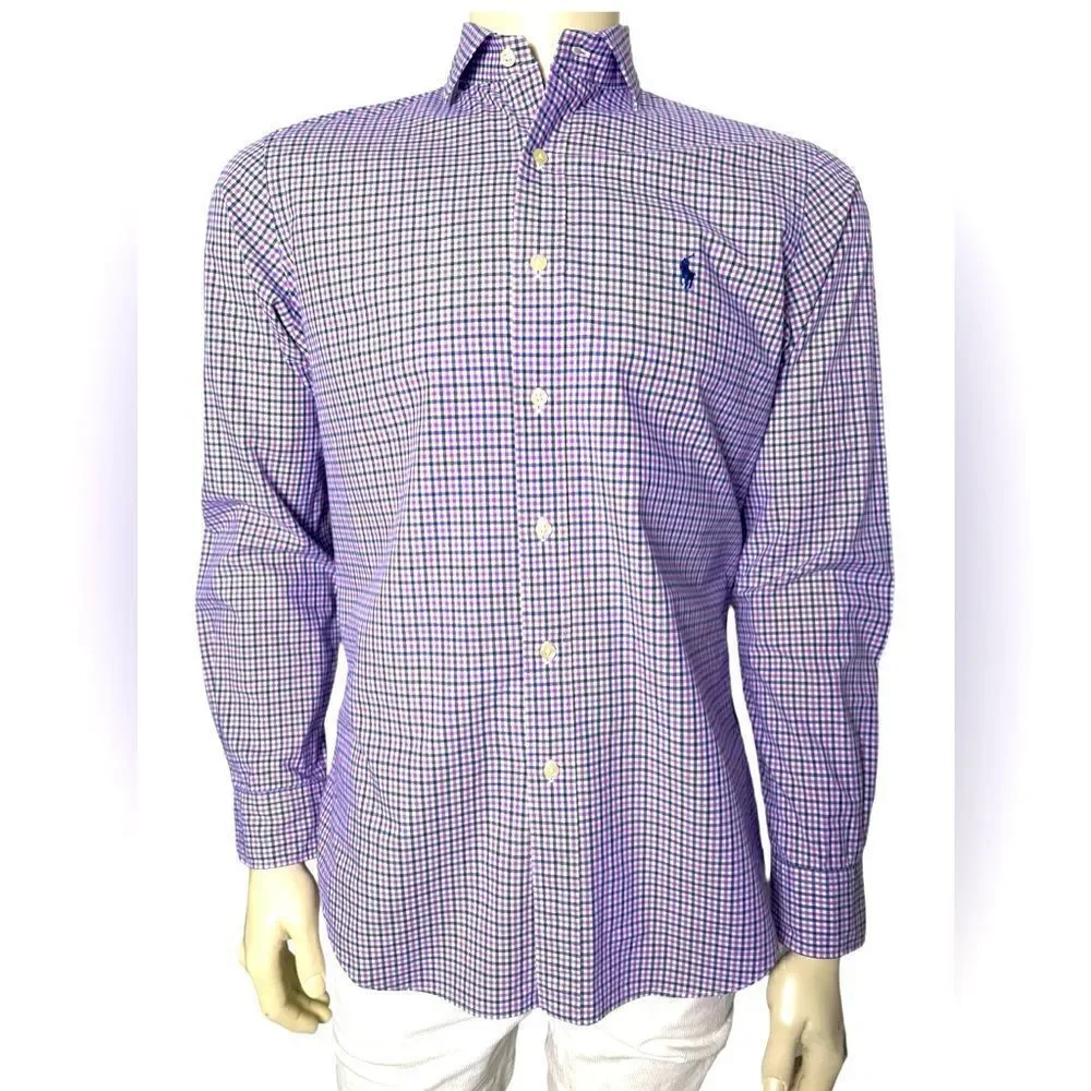 Polo by Ralph Lauren Plaid Long Sleeved Dress NWOT Size Medium